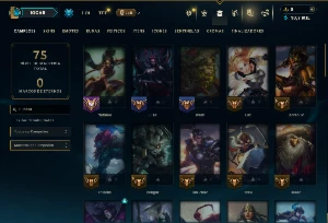 Mestre com 60 Champs e 10 Skins ( 68 PDL ) - League of Legends LOL