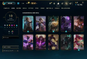 Mestre com 60 Champs e 10 Skins ( 68 PDL ) - League of Legends LOL
