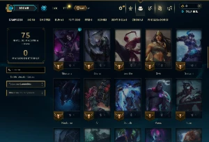 Mestre com 60 Champs e 10 Skins ( 68 PDL ) - League of Legends LOL