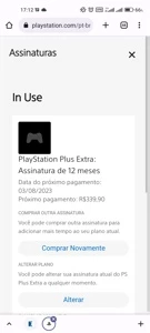 CONTA PSN TOP - Outros