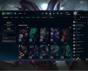 conta de lol nv 408/valorant - League of Legends