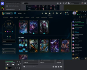 conta de lol nv 408/valorant - League of Legends