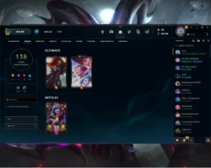 conta de lol nv 408/valorant - League of Legends