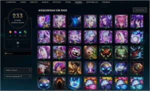 Conta LOL PLATINA 2 COM 300 SKINS (PREÇO NEGOCIAVEL) - League of Legends