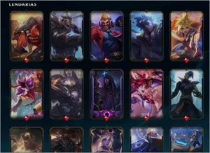 Conta LOL PLATINA 2 COM 300 SKINS (PREÇO NEGOCIAVEL) - League of Legends