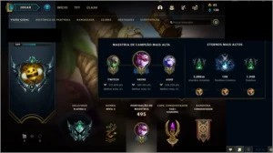 Conta LOL PLATINA 2 COM 300 SKINS (PREÇO NEGOCIAVEL) - League of Legends