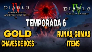 DIABLO 4 (TEMPORADA 6) - GOLD, ITENS E MAIS!! - Blizzard