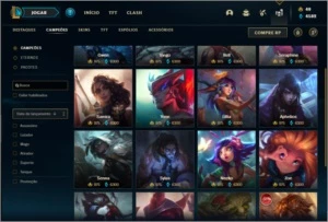 Conta prata 1 com 137 champs e 87 skins e 16 Maestrias 7 - League of Legends LOL