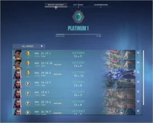 Conta platina 1 mmr altissimo - Valorant