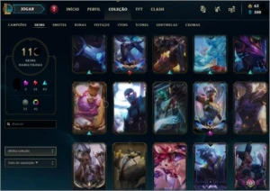 conta de LOL - League of Legends