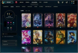 conta de LOL - League of Legends