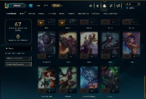 Unranked com 40 Champs e 7 Skins - League of Legends LOL