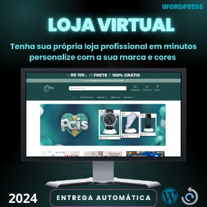 Loja Virtual Script para Site de Lojas Online Wordpress 2024