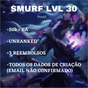 SMURFS LVL 30 - League of Legends LOL