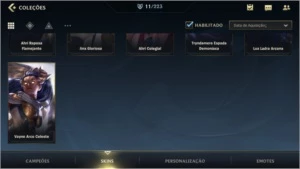 [BARATO] conta wild rift 11 skins - League of Legends: Wild Rift LOL WR