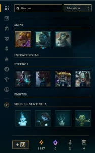 Conta mestre - League of Legends LOL