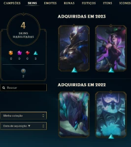 Conta mestre - League of Legends LOL