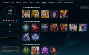Prata, 5 Skins, Upada Na Mão, Lol Lvl 39, 100% Segura - League of Legends