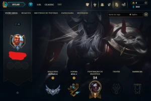 Prata, 5 Skins, Upada Na Mão, Lol Lvl 39, 100% Segura - League of Legends