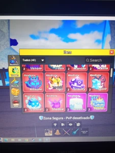 Venda de frutas / blox fruits