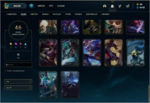 Conta platina 4 Com Twitch Medieval - League of Legends LOL
