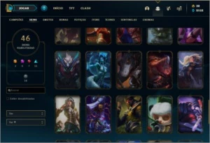 Conta platina 4 Com Twitch Medieval - League of Legends LOL