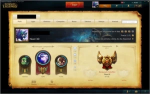 CONTA LOL GOLD IV - League of Legends