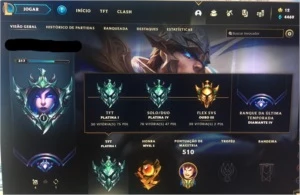 Conta Platina 4 - com 153 skins - quase todos os campeões - League of Legends LOL