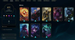 Conta League of Legends Full Acesso - 83 Champs e 41 Skins LOL