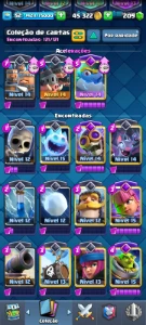 Conta De Clash Topzera [Troféus: 9700] [10 Evos / 5 Elite] - Clash Royale