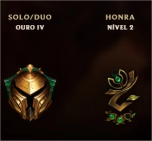 CONTA LOL OURO 4 DIVERSAS SKINS - League of Legends