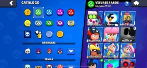 Conta Brawl Stars 73/76, +24k troféus e diversas skins