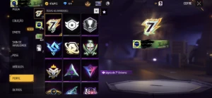 💎 Conta Gemada Ff - Lvl 72 | 26 Passes| 360 Skins 💎 - Free Fire