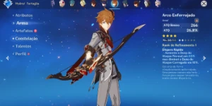 AR54 - 8 Personagens 5* e 3 Armas T5 - Genshin Impact