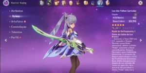 AR54 - 8 Personagens 5* e 3 Armas T5 - Genshin Impact
