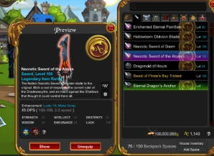 Conta AQW lvl 100 - Adventure Quest World