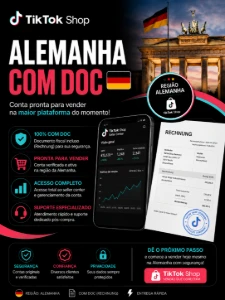Conta Tiktok Shop Alemanha Com Doc - Redes Sociais