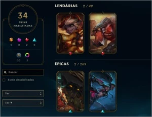 Conta de League of Legends LOL