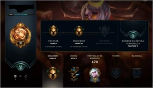 Conta com muitas skins, icones e etc olha aqui! - League of Legends LOL