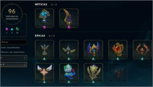 Conta com muitas skins, icones e etc olha aqui! - League of Legends LOL