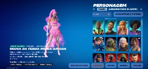 Conta fortnite com algumas Skins e Emotes ícones