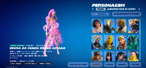 Conta fortnite com algumas Skins e Emotes ícones