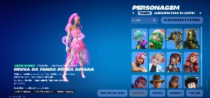 Conta fortnite com algumas Skins e Emotes ícones