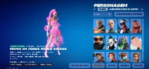 Conta fortnite com algumas Skins e Emotes ícones