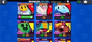Conta Brawl stars 22k troféus , 52/58 brawlers antiga (2018)