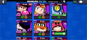 Conta Brawl stars 22k troféus , 52/58 brawlers antiga (2018)