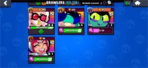 Conta Brawl stars 22k troféus , 52/58 brawlers antiga (2018)