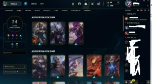 conta esmeralda nos preços +Pack de conta nft junto - League of Legends LOL