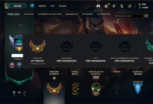 Conta unranked com 110 Champs e 71 Skin + 1 Prestigio da Zoe - League of Legends LOL