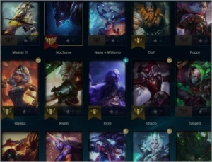 conta lol master poucos game - League of Legends